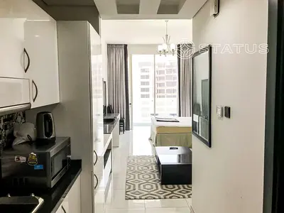 Furnished Studio | Giovanni Boutique Suites | Balcony & Pool Access