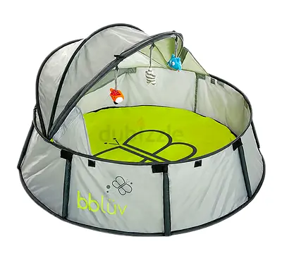 bbluv Portable Baby Playpen / Play Yard with Canopy and Toys - Good Condition