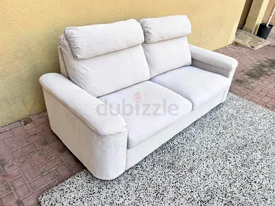 Ikea lidhult two seater sofa bed with mattress