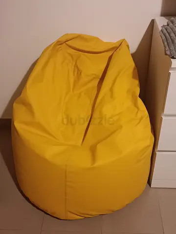 Yellow Bean Bag Chair - Good Condition