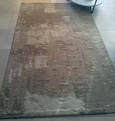 Neutral textured area rug -  good condition