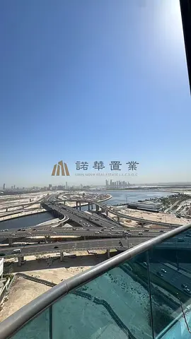 Furnished 1BR | Canal & Skyline View | Vacant