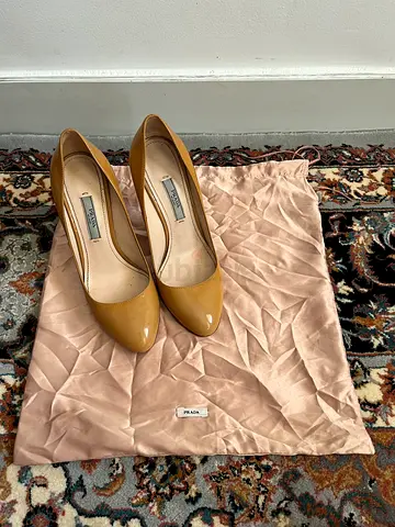 Prada patent leather heels
