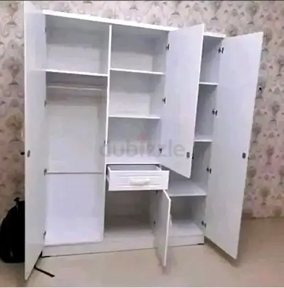White colour 3door wardrobe brand new