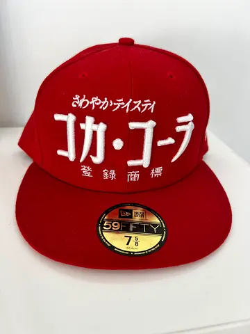 New Era Japanese Coca-Cola cap red 59Fifty size 7 5/8
