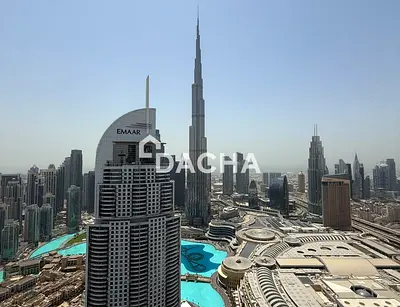Burj & Fountain View | High floor | Luxury Living