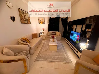 شقة مفروشة غرفتين وصالة وبلكونة للإيجار الشهري في القاسمية