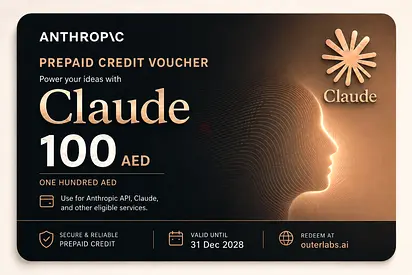 AED 100 Claude AI Credit Voucher – Anthropic