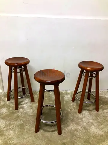 SOLID WOOD BAR STOOL(35x73cm) For All