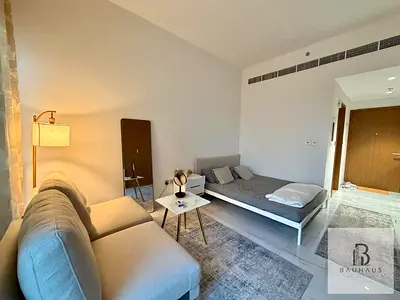 Furnished Studio | Balcony | Pool View | Azizi Beach Oasis