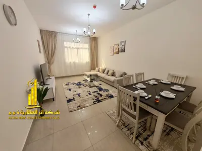 شقه فاخره اول ساكن غرفه وصاله مع بلكونه مفتوحه. عجمان الراشديه 3 .مفروش بالكامل للإيجار الشهري✨الإيجار يشمل الفواتير والإنترنت وموقف