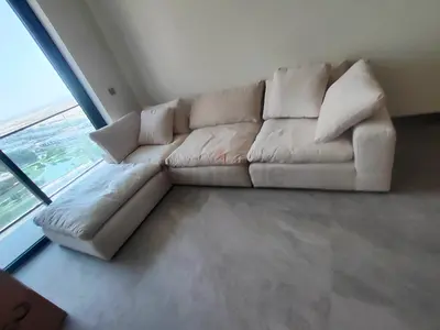 Expensive quality marina home feather 🪶 filled modular sofa with ottoman