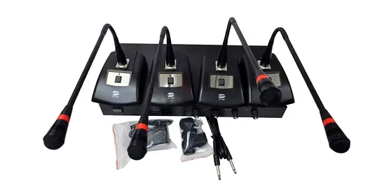 Siltron ST 3600 Vocal Wireless Desk Microphone set 4 pieces - Brand New
