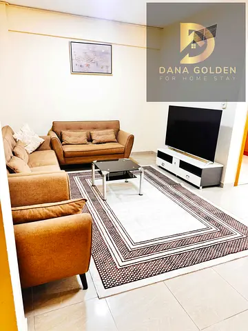 Two rooms and a living room with internet available for monthly rent in the Budanq area of Sharjah.