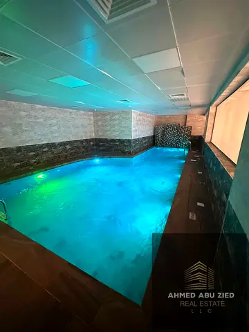 Swimming pool | Jacuzzi | First tenant | One month free | On Dubai exit | One-bedroom apartment with living room in Al Mowaihat, Ajman