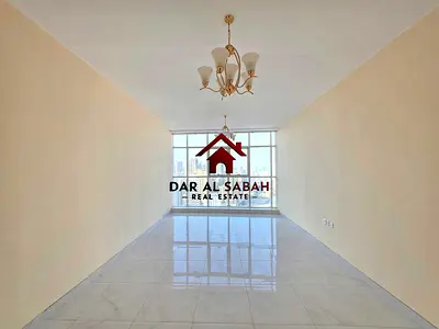 Luxury 1bhk•penaromic windows•bright apartment•free parking•near to al nahda park