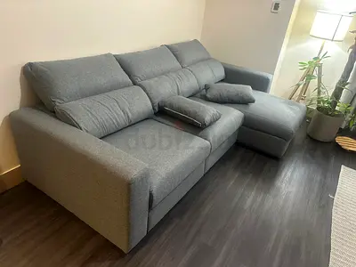 Ikea Eskelstuna L shape sofa bed Dark and