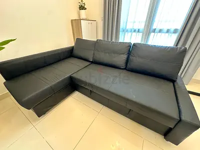 L-shaped Sofa Bed. from Ikea. Aed1000