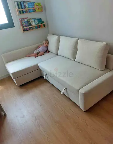 L shape sofa bed with storage Ikea model FRTITHRN