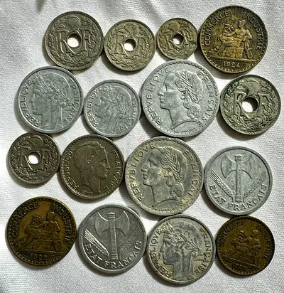1922-1949 French Collection (old antique coins)