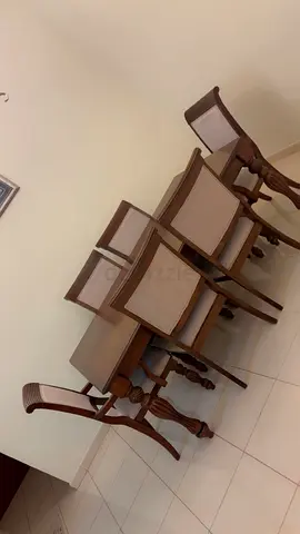 Dining table with chairs for sale