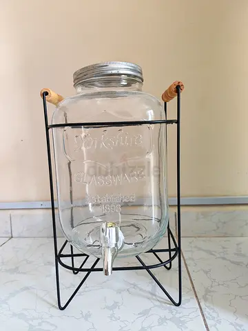 Vintage Yorkshire Glass Beverage Dispenser (5 Liter)