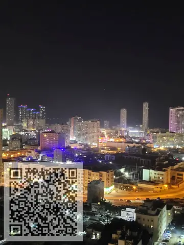 استوديو ببلكونه مع باركينج في أبراج أورينت تاور