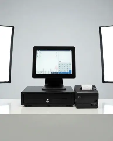 Complete POS System with Touchscreen, Cash Drawer & Receipt Printer