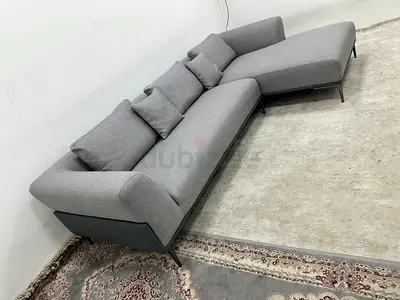 Brand new condition marina home grey color lshape sofa
