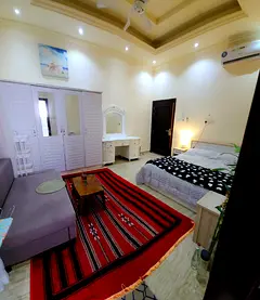 Family/Couple master bedroom available with Attached washroom in Villa