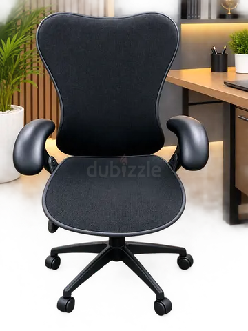 Herman Miller mirra Black Office Chair with Padded Armrests and Mesh Seat