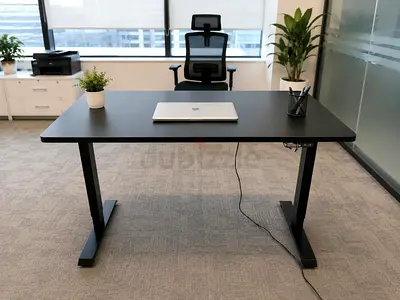 Free Delivery- IKEA Brand Electric Table Height Adjustable Office Desk - Black, Good Condition