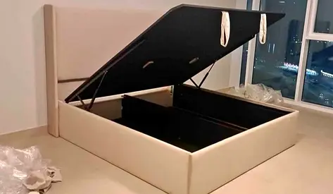 King Size Hydraulic Storage Bed Frame Size 180*200Cm Available