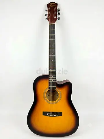Brand New Acoustic guitar 41 inch with Capo, Extra strings & 2 Picks with Free Delivery