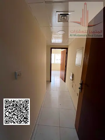 A well-maintained two-bedroom apartment with a balcony is available for annual rent in Al Nuaimiya 2, Ajman.