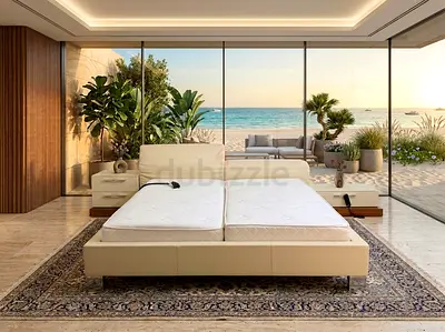 HÜLSTA 🇩🇪 Electric Adjustable King Size Leather Bed Set with Dual Motor Remote System Recline
