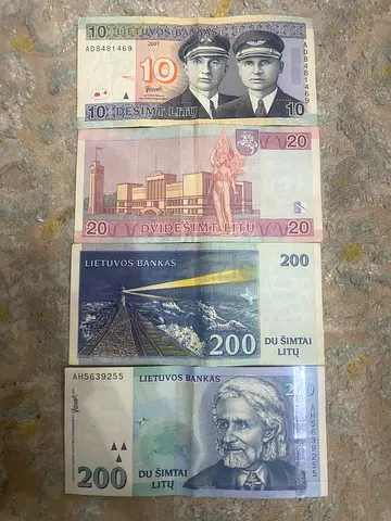 Many different currencies