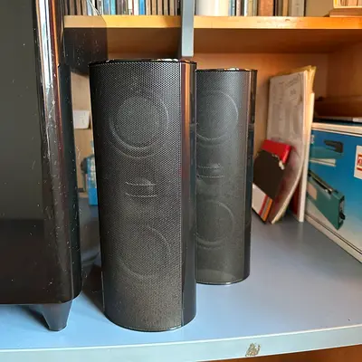 Harman/Kardon AVR 161s-5.1  subwoofer, Surround Satellite Speakers (set of 5) - Good Condition