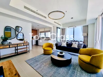 Furnished | High floor | Full Sea and Marina view