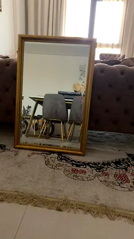 Large Gold Framed Floor Mirror - Leaning Wall Mirror