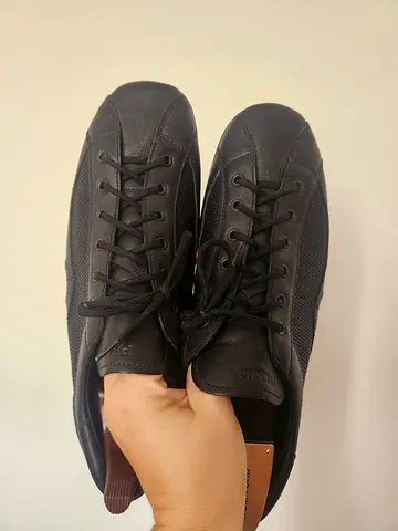 Original Prada Leather Driving / Low-Top Sneakers – Black – Size UK 11 / EU 45