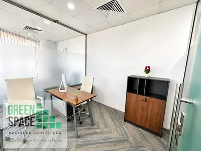 Fully Furnished Office | Free Chiller, DEWA & Wi-Fi | Conference Room & More