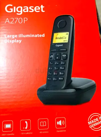 Gigaset A270P Cordless Landline Phone with Large Illuminated Display