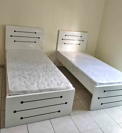 BRAND NEW SINGLE MDF BED WITH MATTRESS AVAILABLE