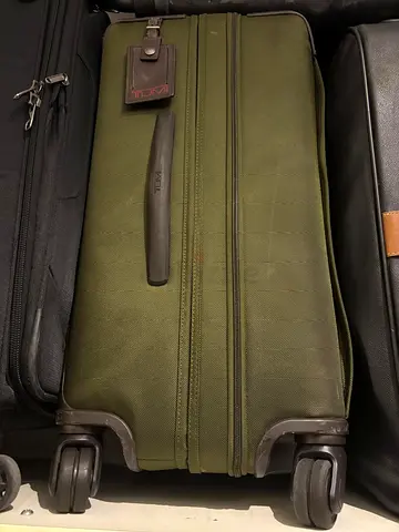 Tumi Olive Green Roller Suitcase