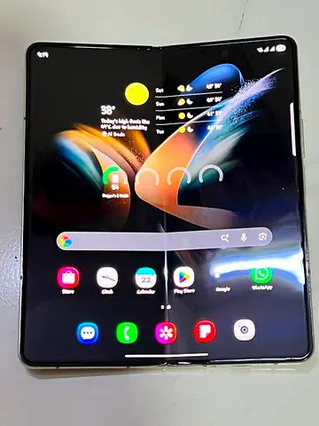 Samsung Galaxy Z Fold4 (Beige) - Foldable Phone in Good Condition