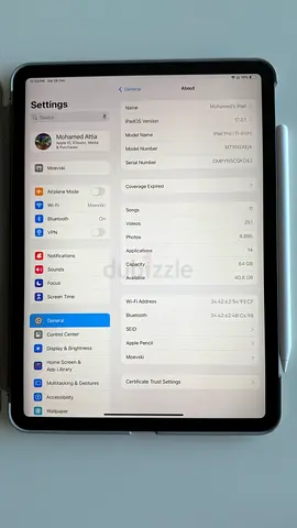 Apple iPad Pro 11-inch (MTXN2AE/A) - 64GB Wi‑Fi, Good Condition