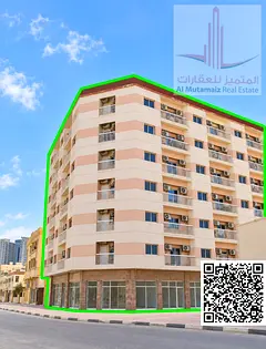 A 1-bedroom apartment is available for annual rent in a prime location in Al Rashidiya 1, Ajman. The