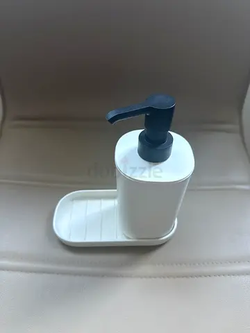 IKEA STORAVAN Modular White Soap Dispenser & Basin Tray - Minimalist