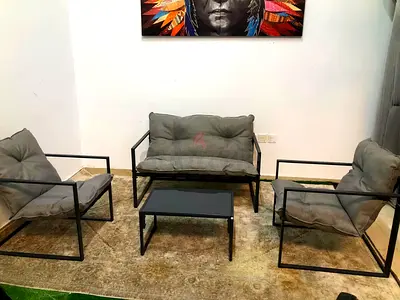 Home centre 4-seater garden set with coffee table
